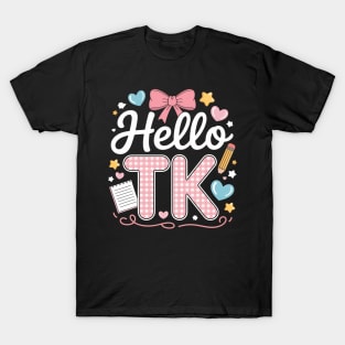 Hello Tk Transitional Kindergarten Early Childhood T-Shirt